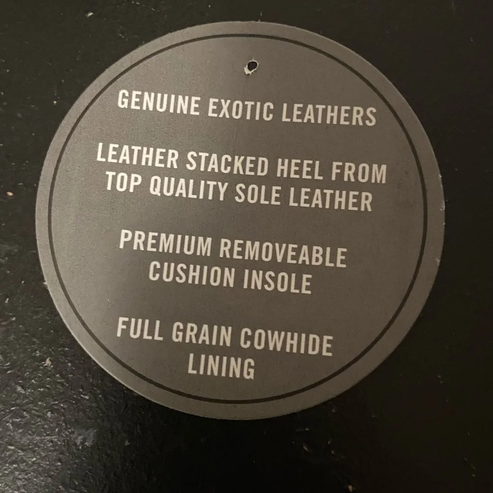 Horse Power Top Hand Collection Ostrich Boots Size 11 - Picture 2 of 5